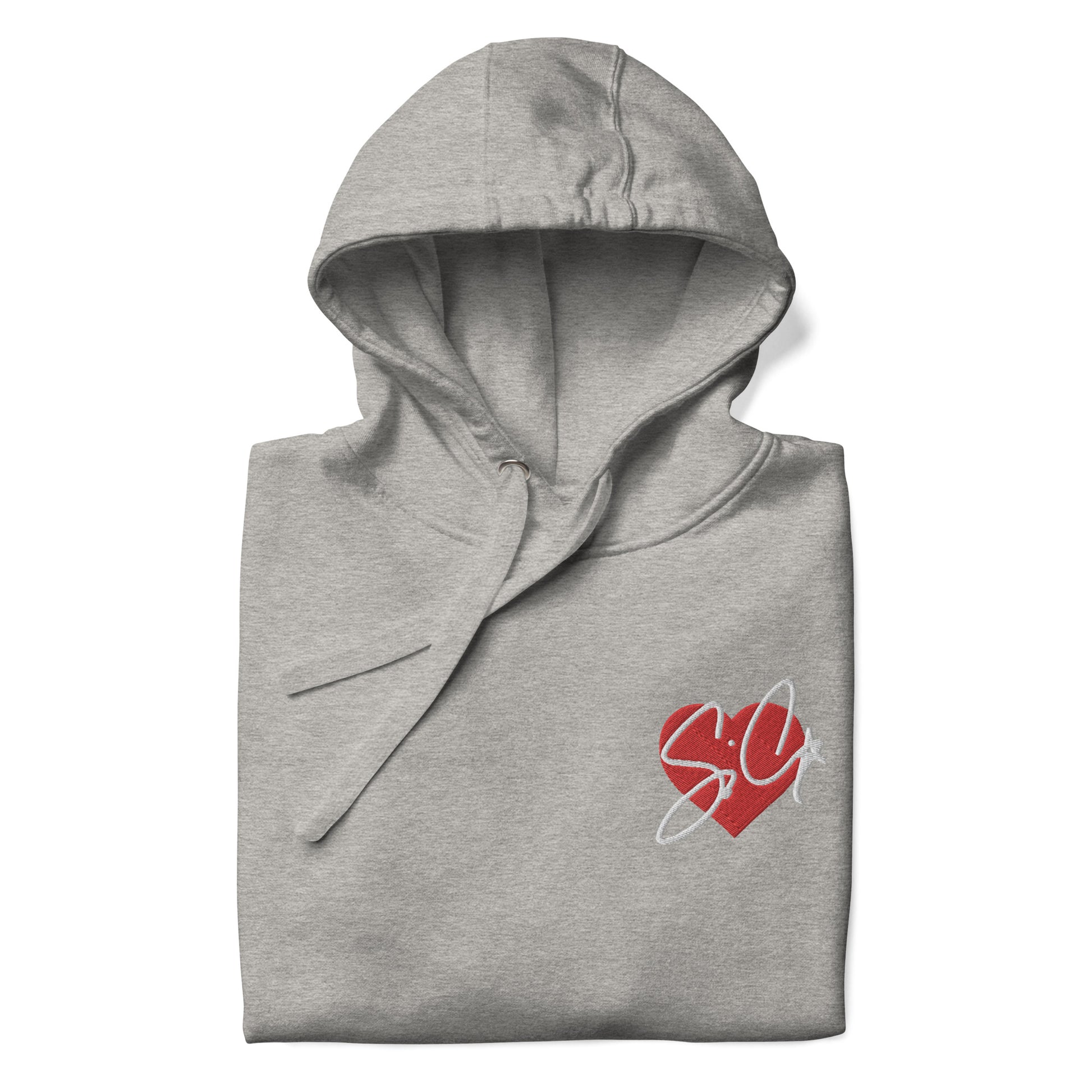 Valentine's Day Premium Hoodie for Couples embroidered chest-Splash Ice Original Signature