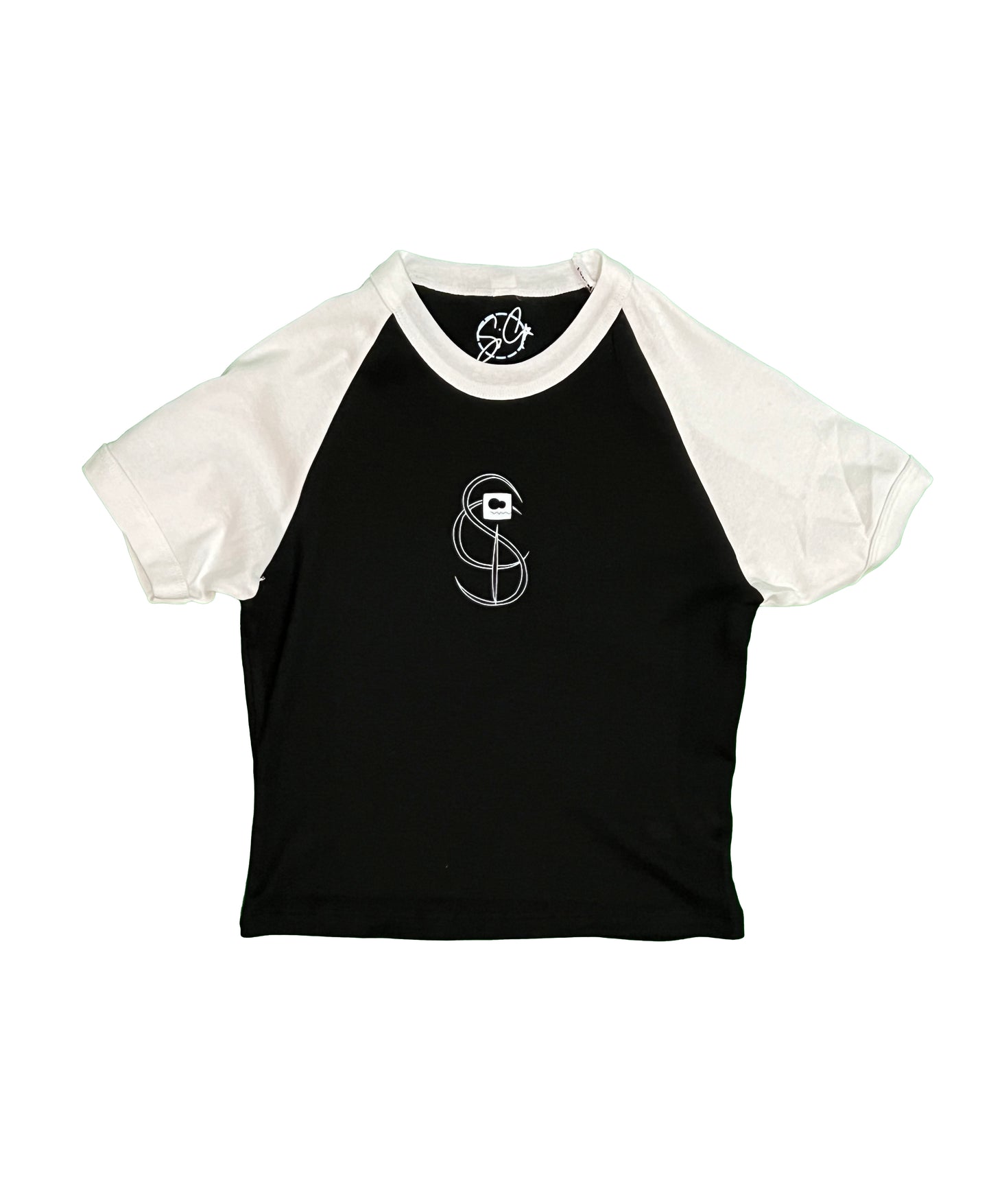 Baby Rib Short Sleeve Raglan | Sophisticated Ice