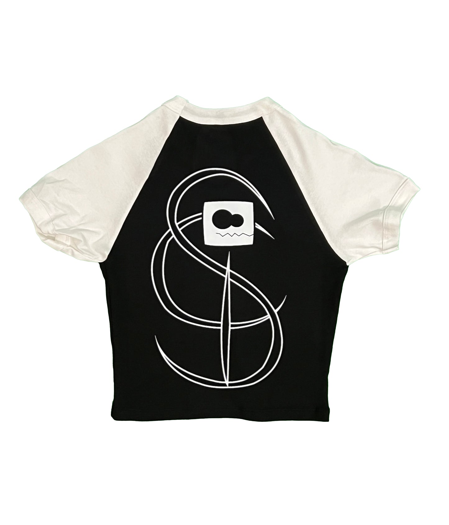 Baby Rib Short Sleeve Raglan | Sophisticated Ice